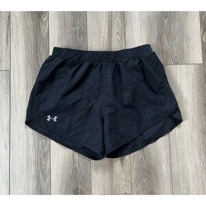 Under Armour HeatGear Black Athletic Shorts Lined Women’s Sz Small Loose Fit